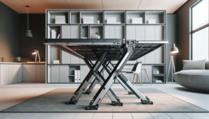 Table pliante : stabilité et robustesse avant tout